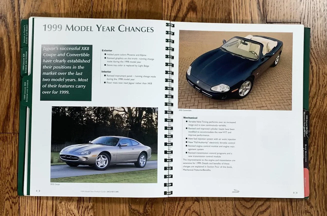 Vintage Jaguar 1999 Full Line Product Guide — RootsBK